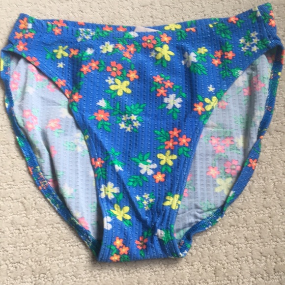 NWOT: High-Waist Floral Bikini Bottom - Picture 6 of 11